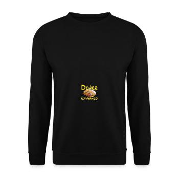 Döner Ich nehm 10 Döner Kebab Lustige Sprüche - Unisex Pullover - Schwarz - Vorne - Alina (178cm) & Michal (187cm)