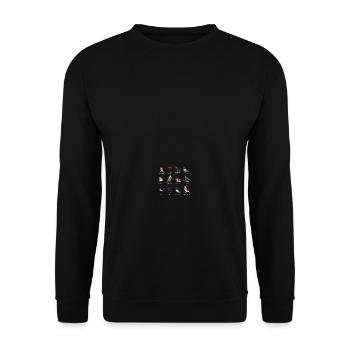 American Australian bird species - Unisex Sweatshirt - black - Front - Alina (178cm) & Michal (187cm)