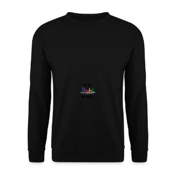 No DJ No Party Computer DJ Djane Mix - Unisex Sweatshirt - black - Front - Alina (178cm) & Michal (187cm)