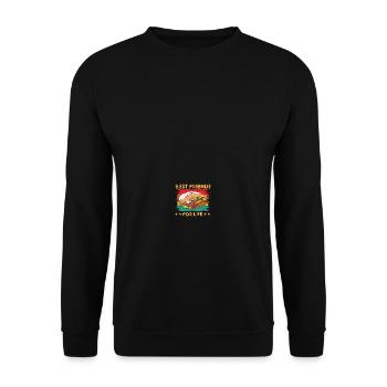 Doner kebab Best Friends for Life - Unisex Sweatshirt - black - Front - Alina (178cm) & Michal (187cm)