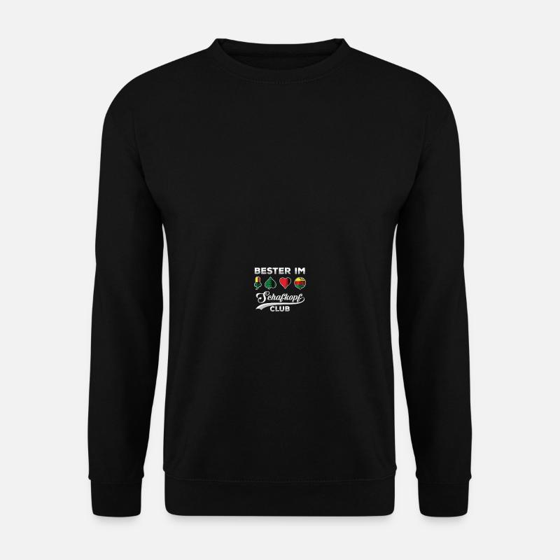 Bester im Schafkopf Club Schafkopfen - Unisex Pullover - Schwarz