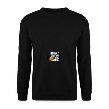 Arzt sagt es ist Unheilbar Bier Renter Ruhestand - Unisex Pullover - Schwarz - Vorne - Alina (178cm) & Michal (187cm)