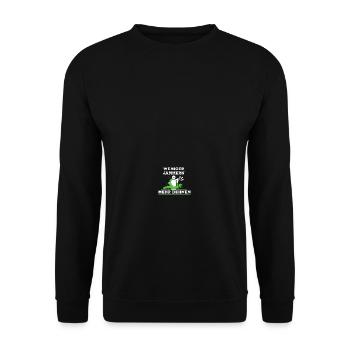 Physio Humor Massage Beruf Therapie Spruch - Unisex Pullover - Schwarz - Vorne - Alina (178cm) & Michal (187cm)