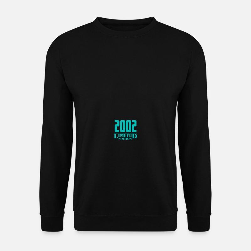 2002 Limited Edition Birthday Design - Unisex Sweatshirt - black