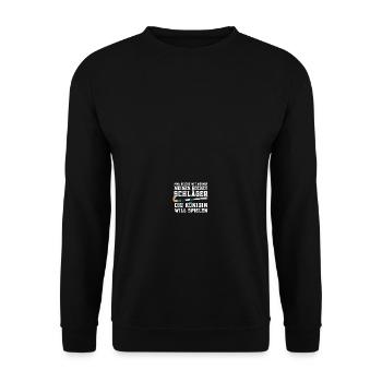 Hockey Königin Hallenhockey Mannschaft Geschenk - Unisex Pullover - Schwarz - Vorne - Alina (178cm) & Michal (187cm)