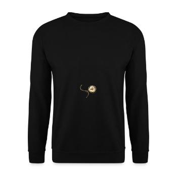 Golden Compass Sailing Sport Boat Yacht Sailing - Unisex Sweatshirt - black - Front - Alina (178cm) & Michal (187cm)