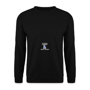 Physio Humor Massage Beruf Therapie Spruch - Unisex Pullover - Schwarz - Vorne - Alina (178cm) & Michal (187cm)