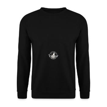 Meine Seidenhühner Seidenhuhn Züchter Geschenk - Unisex Pullover - Schwarz - Vorne - Alina (178cm) & Michal (187cm)