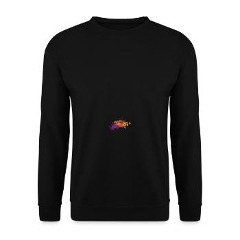 Döner Kebab Farbklecks Dumpling - Unisex Sweatshirt - black - Front - Alina (178cm) & Michal (187cm)