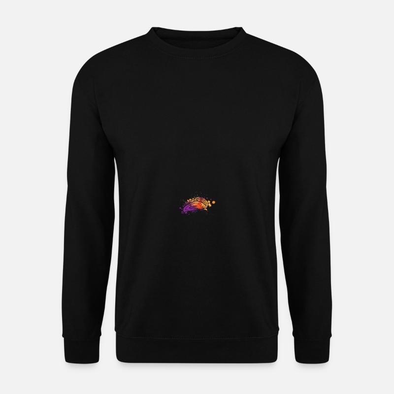 Döner Kebab Farbklecks Teigtasche - Unisex Pullover - Schwarz
