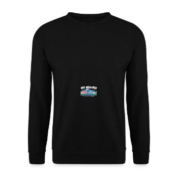 His Mercies Are New Each Morning Stadtleben Christ - Unisex Pullover - Schwarz - Vorne - Alina (178cm) & Michal (187cm)