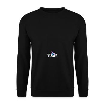 Bock auf K-Pop Koreanische Popmusik Kpop - Unisex Pullover - Schwarz - Vorne - Alina (178cm) & Michal (187cm)