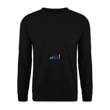 Swimmers Evolution Piscine Sports nautiques - Sweat-shirt Unisexe - noir - Devant - Alina (178cm) & Michal (187cm)