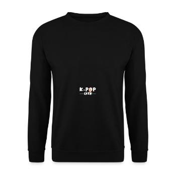 K-Pop Crew Koreanische Popmusik Kpop - Unisex Pullover - Schwarz - Vorne - Alina (178cm) & Michal (187cm)