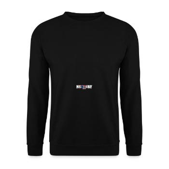 Norway Crew Flagge Urlaub Geschenk - Unisex Pullover - Schwarz - Vorne - Alina (178cm) & Michal (187cm)