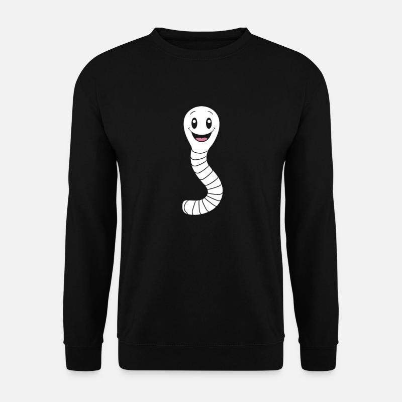 ver de terre - Sweat-shirt Unisexe - noir