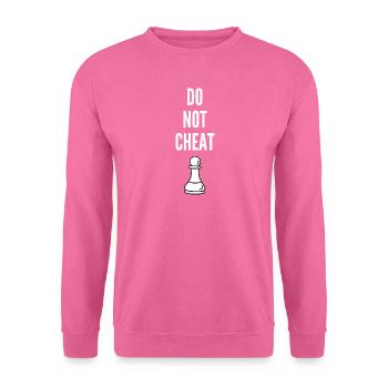 Cheat Cheating Schach Schachspieler Skandal Betrug - Unisex Pullover - Pink - Vorne