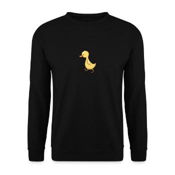 duck - Unisex Sweatshirt - black - Front - Alina (178cm) & Michal (187cm)