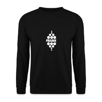 Studying for Frank First name Student - Unisex Sweatshirt - black - Front - Alina (178cm) & Michal (187cm)