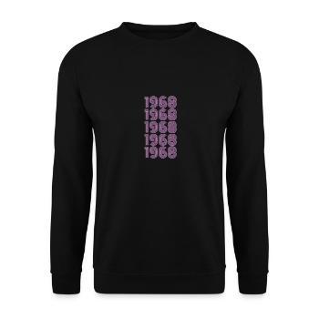 Fête 1968 - Sweat-shirt Unisexe - noir - Devant - Alina (178cm) & Michal (187cm)