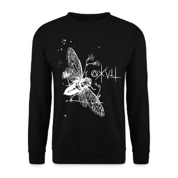Abeille abeille gothique occulte cadeau sigil - Sweat-shirt Unisexe - noir - Devant - Alina (178cm) & Michal (187cm)