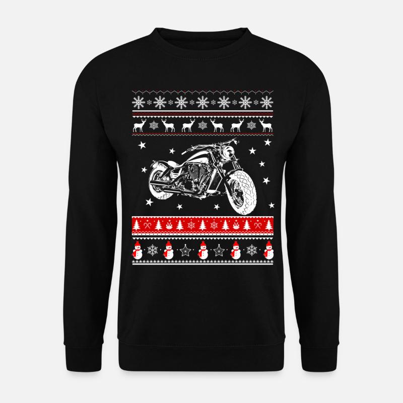 Chopper und Weihnachten - Unisex Pullover - Schwarz