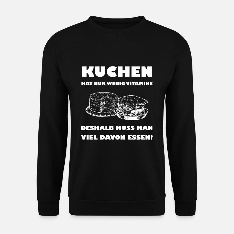 Cake has little vitamins. - Unisex Sweatshirt - black