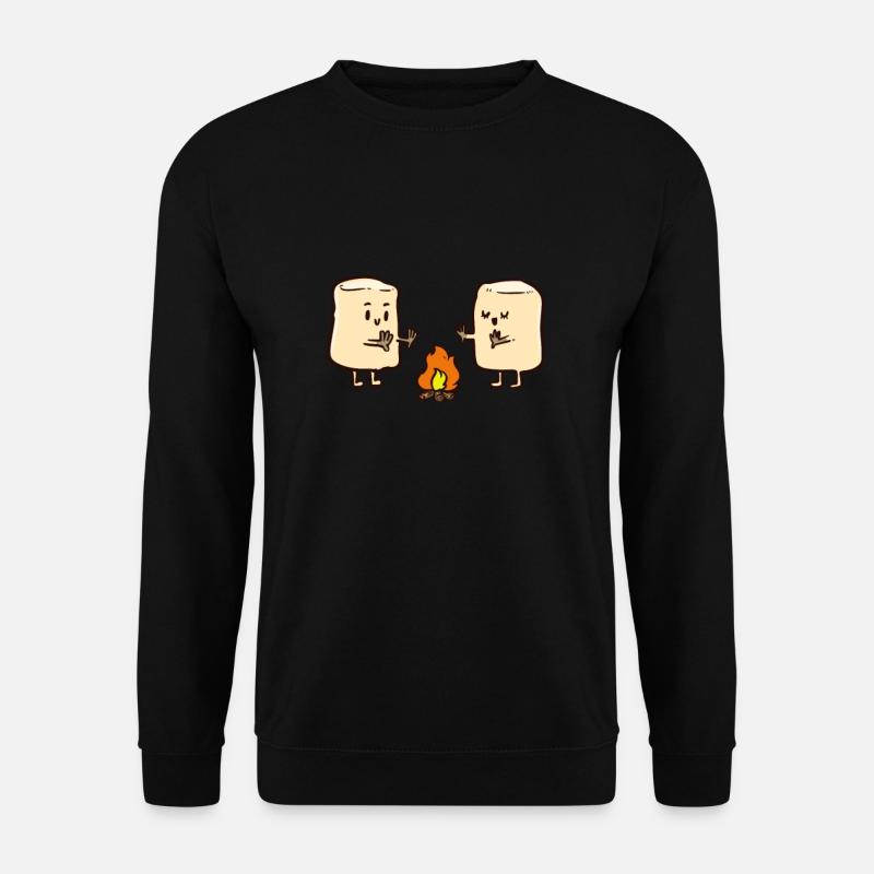 Marshmallow Bonfire Marshmallow Bonfire - Unisex Sweatshirt - black
