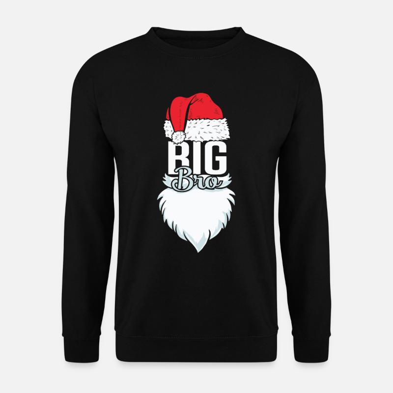 Big Bro Weihnachten Big Bro Christmas - Unisex Pullover - Schwarz