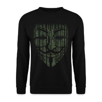Hacken - Unisex Pullover - Schwarz - Vorne - Alina (178cm) & Michal (187cm)