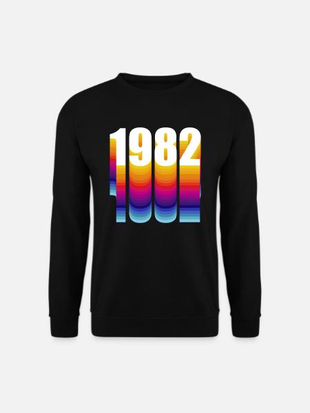 1982 Geburtstagsfeiergeschenk Made In 1982 - Unisex Pullover - Schwarz