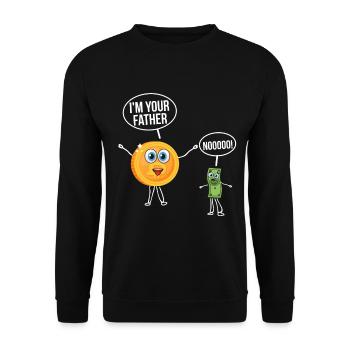 Bitcoin - Sweat-shirt Unisexe - noir - Devant - Alina (178cm) & Michal (187cm)