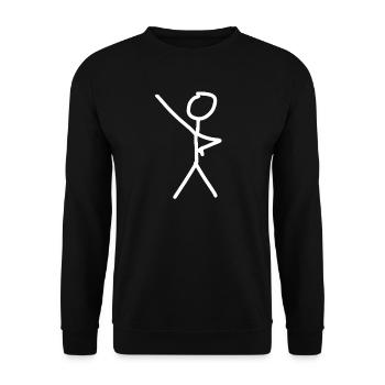 Pose Dance - Unisex Sweatshirt - black - Front - Alina (178cm) & Michal (187cm)