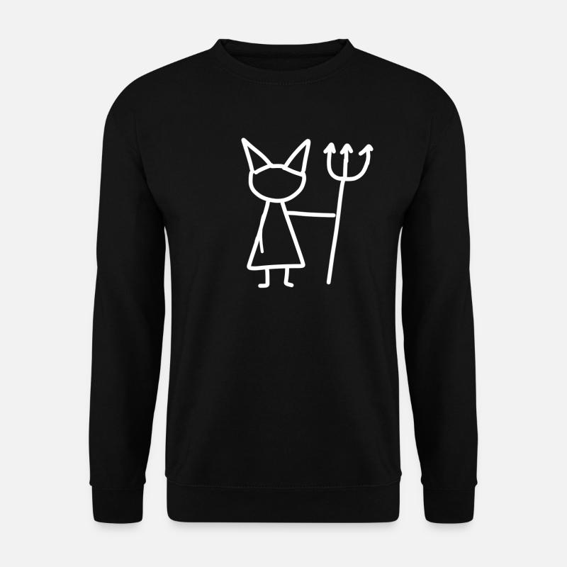 Devil mean - Unisex Sweatshirt - black