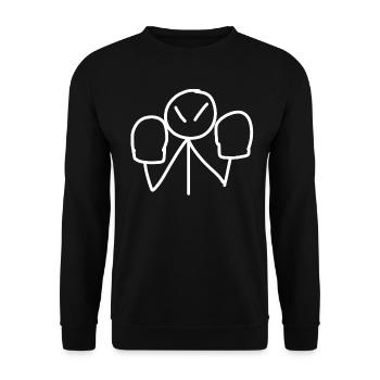 Boxe Gants de boxe - Sweat-shirt Unisexe - noir - Devant - Alina (178cm) & Michal (187cm)
