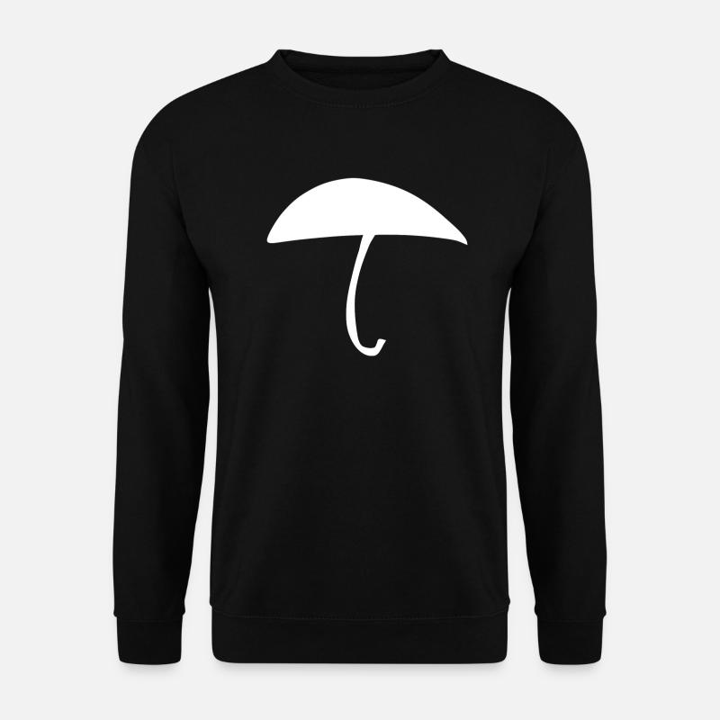Regenschirm Regen - Unisex Pullover - Schwarz