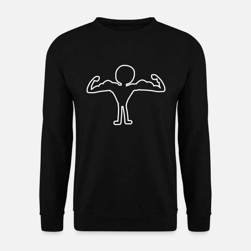 strong man - Unisex Sweatshirt - black