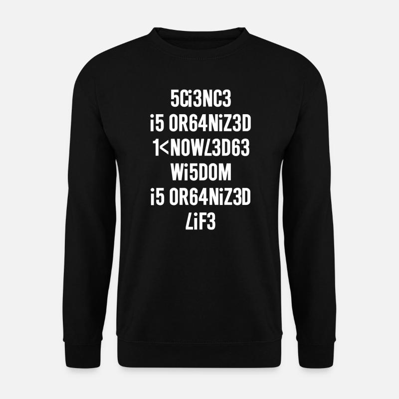 Science Wisdom - Unisex Sweatshirt - black
