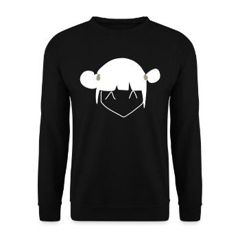 manga fille - Sweat-shirt Unisexe - noir - Devant - Alina (178cm) & Michal (187cm)