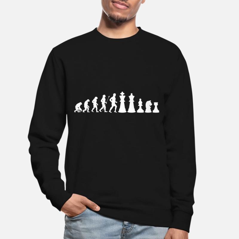 Evolution Schach Unisex Pullover