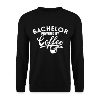 Café Bachelor - Sweat-shirt Unisexe - noir - Devant - Alina (178cm) & Michal (187cm)