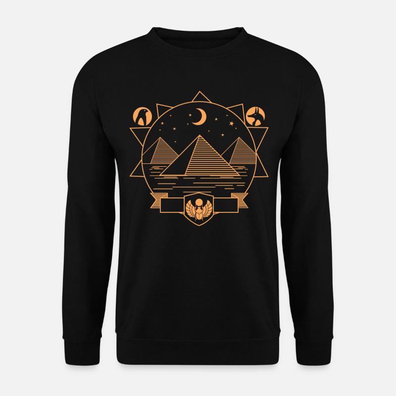 Pyramides - Sweat-shirt Unisexe - noir
