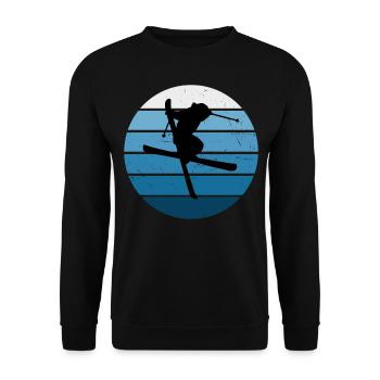 Ski Freestyle Ski Saute à Ski Femmes Ski Freesty - Sweat-shirt Unisexe - noir - Devant - Alina (178cm) & Michal (187cm)