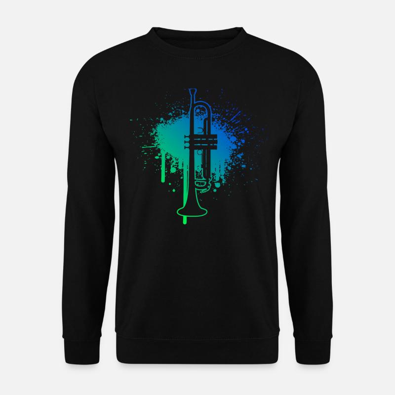 Trompete Herren Trumpet Player Trompeter - Unisex Pullover - Schwarz