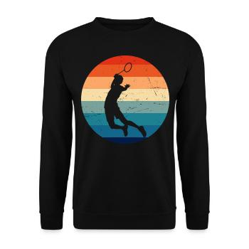 Joueuse de badminton féminine de badminton badminton - Sweat-shirt Unisexe - noir - Devant - Alina (178cm) & Michal (187cm)