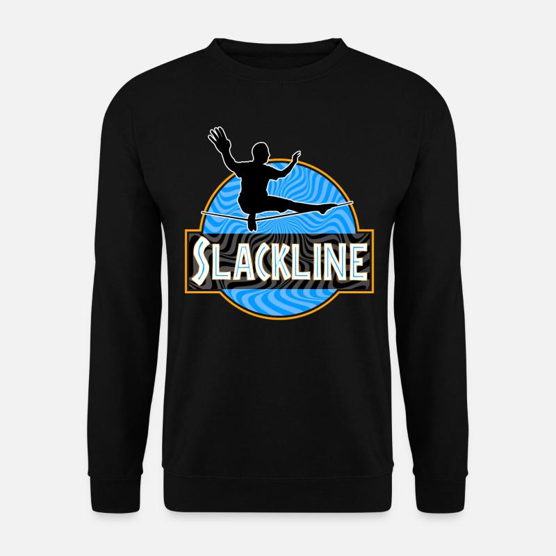 Slackline Slacklining - Unisex Sweatshirt - black
