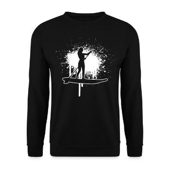Standup Paddleboard Standup Paddle Femmes - Sweat-shirt Unisexe - noir - Devant - Alina (178cm) & Michal (187cm)