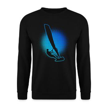 Windsurfing Women Windsurfing Surfer Men Windsurfer - Unisex Sweatshirt - black - Front - Alina (178cm) & Michal (187cm)
