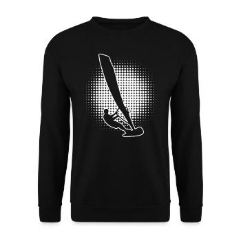 Windsurfer Surfing Men Windsurf Women Windsurfing - Unisex Sweatshirt - black - Front - Alina (178cm) & Michal (187cm)