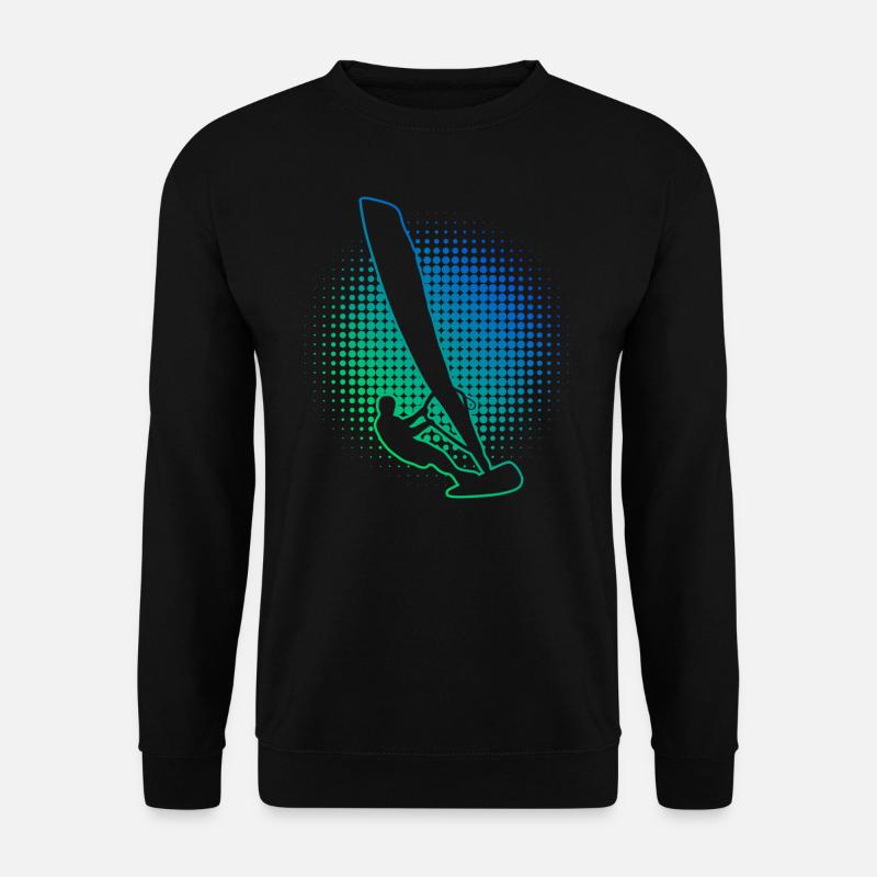 Herren Surfen Windsurfen Surfer Windsurfer - Unisex Pullover - Schwarz
